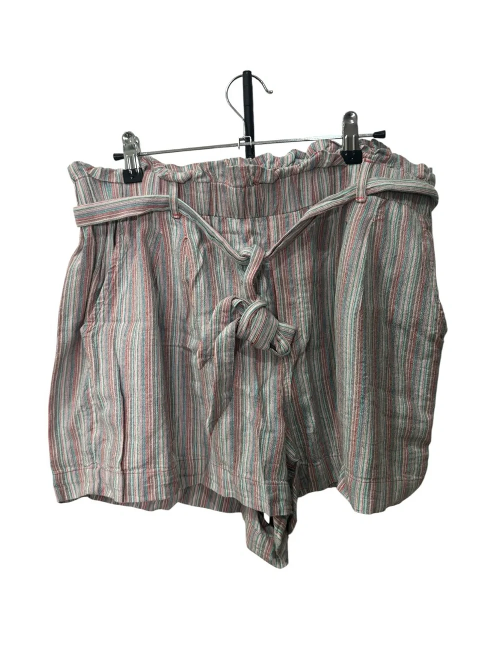 American Eagle Outfitters high-waisted paperbag shorts women size XL - Picture 1 of 5